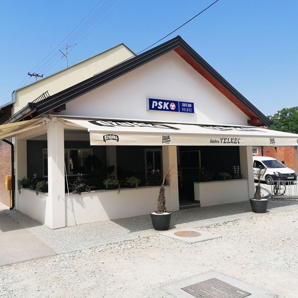 Eksterijer lokala Bistroa Velkec